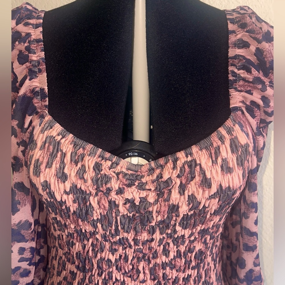 Bebe Leopard dress